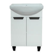 Тумба під раковину Vivia Poli Д2 60х34 см комбінується з раковиною Церсанія 60 МДФ/ДСП білий А0050280