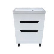 Тумба под раковину Vivia Poli Ш2 60х33 см комбинируется с раковиной Idea 60 МДФ/ДСП белый А0053540