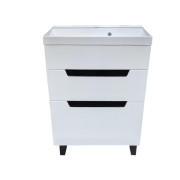 Тумба під раковину Vivia Poli Ш2 60х33 см комбінується з раковиною Idea 60 МДФ/ДСП білий А0053540