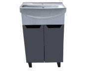 Тумба под раковину Vivia Poli Д2 55х31 см комбинируется с раковиной Церсания 55 МДФ/ДСП гранит А0053183