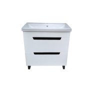 Тумба под раковину Vivia Poli Ш2 70х42 см комбинируется с раковинами Como 70/Cers 70 МДФ/ДСП белый А0051105