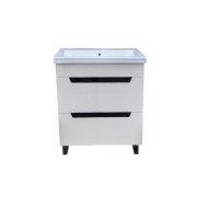 Тумба под раковину Vivia Poli Ш2 60х42 см комбинируется с раковинами Como 60/Cers 60 МДФ/ДСП сливочный браш А0051130