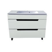 Тумба под раковину Vivia Poli Ш2 100х42 см комбинируется с раковиной Frate 100 МДФ/ДСП сливочный браш А0051132