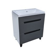 Тумба под раковину Vivia Poli Ш2 60х42 см комбинируется с раковинами Como 60/Cers 60 МДФ/ДСП гранит А0051134