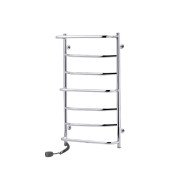 Электрический полотенцесушитель Kroner Микс 800x500/7 (С1-Т2-С1-Т2-С1) левое подключение хром ДМ07EL