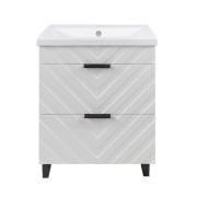 Тумба під раковину Vivia Asti Ш-2 60х42 комбінується із IDEA 60 ДСП/МДФ білий А0055355