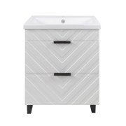 Тумба под раковину Vivia Asti Ш-2 70х42 комбинируется с Cers 70 ДСП/МДФ белый А0055356