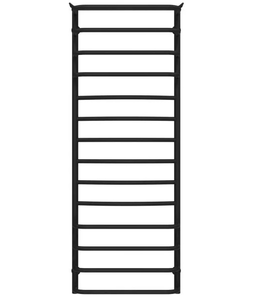 Полотенцесушитель водяной Deffi Юность П14 500х1400 нижнее подключение черный C.YU.140.50.14.B.A