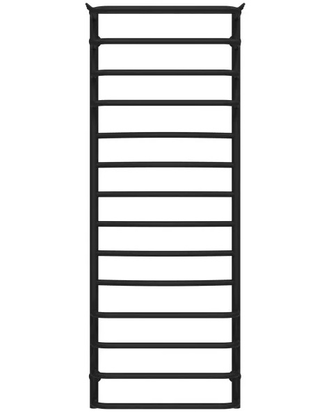 Сушка для рушників водяна Deffi Юність П14 500х1400 бічне ліве підключення чорний C.YU.140.50.14.B.B