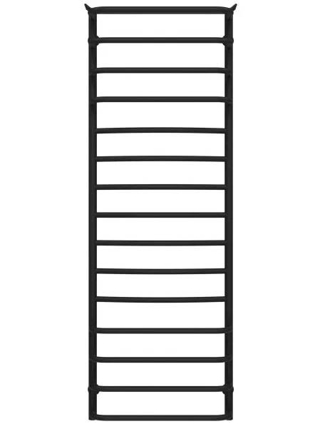 Полотенцесушитель водяной Deffi Юность П15 500х1500 нижнее подключение черный C.YU.150.50.15.B.A
