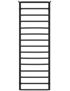 Полотенцесушитель водяной Deffi Юность П15 500х1500 нижнее подключение черный C.YU.150.50.15.B.A