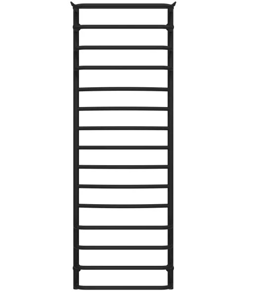 Полотенцесушитель водяной Deffi Юность П15 500х1500 боковое правое подключение черный C.YU.150.50.15.B.C