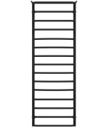 Полотенцесушитель водяной Deffi Юность П15 500х1500 боковое правое подключение черный C.YU.150.50.15.B.C