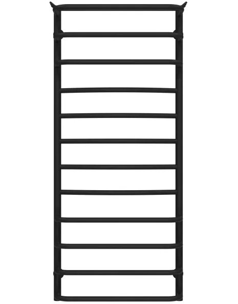 Полотенцесушитель водяной Deffi Юность П12 500х1200 боковое правое подключение черный C.YU.120.50.12.B.C