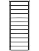 Сушка для рушників водяна Deffi Юність П13 500х1300 нижнє підключення чорний C.YU.130.50.13.B.A