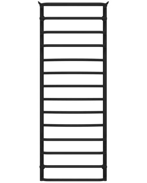 Сушка для рушників водяна Deffi Юність П14 500х1400 бічне ліве підключення чорний C.YU.140.50.14.B.B