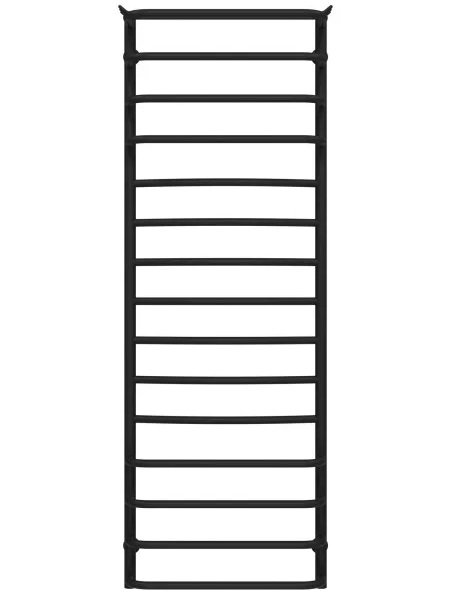 Полотенцесушитель водяной Deffi Юность П15 500х1500 нижнее подключение черный C.YU.150.50.15.B.A