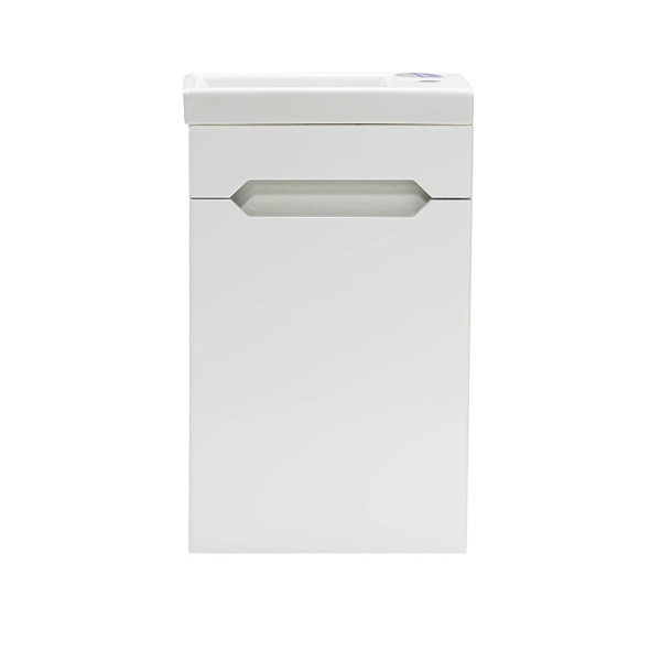 Тумба под раковину Vivia Мини Д1 R 40х22 см комбинируется с раковиной Комо 40 МДФ/ДСП белый А0045714