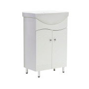 Тумба під раковину Vivia Хвиля Д2 55х31 см комбінується з раковинами Ізео/Церсанія 55 МДФ/ДСП білий А0020165