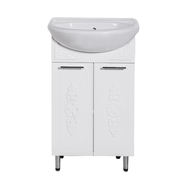 Тумба під раковину Vivia Анжеліка Д2 55х30,8 см комбінується з раковинами Ізео/Церсанія 55 МДФ/ДСП білий А0048500