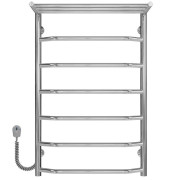 Электрический полотенцесушитель Deffi Трапеция с полкой П7 500х800 левое подключение хром C.TP.80.50.7.E.C.L.5