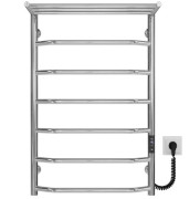 Электрический полотенцесушитель Deffi Трапеция с полкой П7 500х800 правое подключение JD03 хром C.TP.80.50.7.E.C.R.1