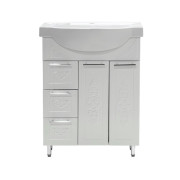 Тумба під раковину Vivia Анжеліка Д2Ш3 65х32 см комбінується з раковиною Акцент 65 МДФ/ДСП білий А0048502