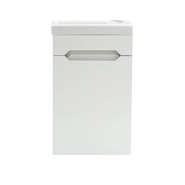 Тумба под раковину Vivia Мини Д1 L 40х22 см комбинируется с раковиной Комо 40 МДФ/ДСП белый А0045713