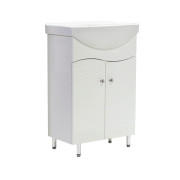 Тумба під раковину Vivia Хвиля Д2 50х31 см комбінується з раковинами Ізео/Церсанія 50 МДФ/ДСП білий