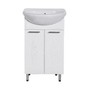 Тумба під раковину Vivia Анжеліка Д2 55х30,8 см комбінується з раковинами Ізео/Церсанія 55 МДФ/ДСП білий А0048500