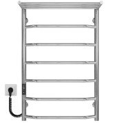 Электрический полотенцесушитель Deffi Трапеция с полкой П7 500х800 левое подключение JD03 хром C.TP.80.50.7.E.C.L.1