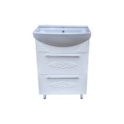 Тумба під раковину Vivia Анжеліка Ш2 60х35,8 см комбінується з раковинами Церсанія 60 МДФ/ДСП білий А0053387