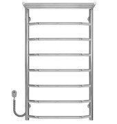 Электрический полотенцесушитель Deffi Трапеция с полкой П8 500х900 левое подключение хром C.TP.90.50.8.E.C.L.5