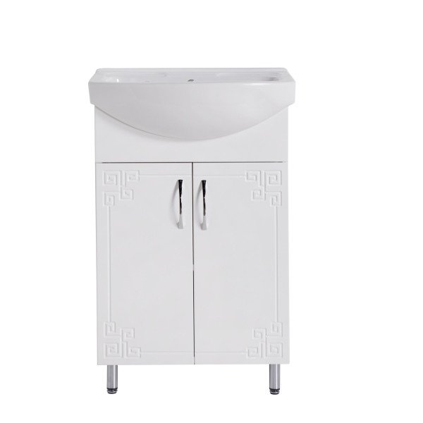 Тумба під раковину Vivia Классик Д2 55х30,8 см комбінується з раковинами Ізео/Церсанія 55 МДФ/ДСП білий А0020697