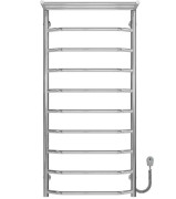 Электрический полотенцесушитель Deffi Трапеция с полкой П10 500х1100 правое подключение хром C.TP.110.50.10.E.C.R.5