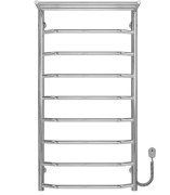 Електрична сушарка для рушників Deffi Трапеція з полицею П9 500х1000 праве підключення хром C.TP.100.50.9.E.C.R.5