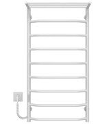 Электрический полотенцесушитель Deffi Трапеция с полкой П9 500х1000 левое подключение WD03 белый C.TP.100.50.9.E.W.L.3