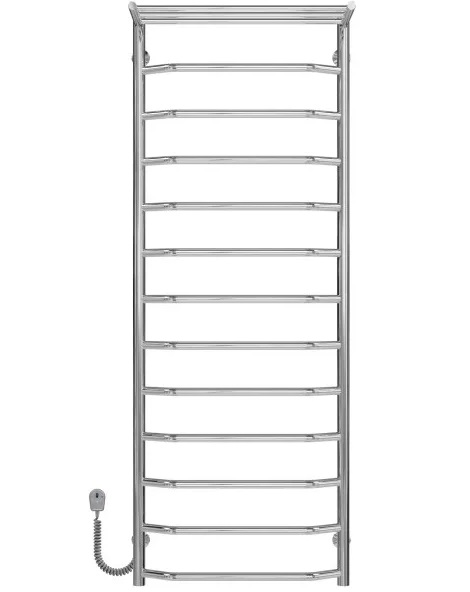 Електрична сушарка для рушників Deffi Трапеція з полицею П13 500х1400 ліве підключення хром C.TP.140.50.13.E.C.L.5