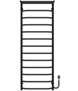 Электрический полотенцесушитель Deffi Трапеция с полкой П13 500х1400 правое подключение черный C.TP.140.50.13.E.B.R.5