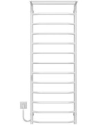 Электрический полотенцесушитель Deffi Трапеция с полкой П13 500х1400 левое подключение WD03 белый C.TP.140.50.13.E.W.L.3