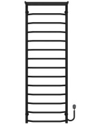 Электрический полотенцесушитель Deffi Трапеция с полкой П15 500х1500 правое подключение черный C.TP.150.50.15.E.B.R.5