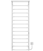 Электрический полотенцесушитель Deffi Трапеция с полкой П15 500х1500 правое подключение WD03 белый C.TP.150.50.15.E.W.R.3