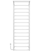 Электрический полотенцесушитель Deffi Трапеция с полкой П15 500х1600 левое подключение белый C.TP.160.50.15.E.W.L.5