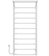 Електрична сушарка для рушників Deffi Трапеція з полицею П11 500х1200 ліве підключення білий C.TP.120.50.11.E.W.L.5