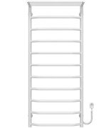 Електрична сушарка для рушників Deffi Трапеція з полицею П11 500х1200 праве підключення білий C.TP.120.50.11.E.W.R.5