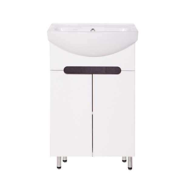 Тумба под раковину Vivia Палитра Д2 55х30,8 см комбинируется с раковинами Церсания/Изео 55 МДФ/ДСП белый А0025237