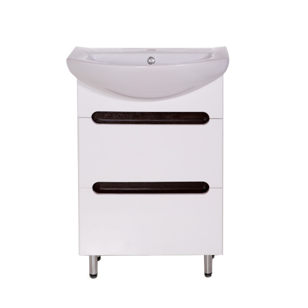 Тумба під раковину Vivia Палітра Ш2 60х34 см комбінується з раковиною Церсания 60 МДФ/ДСП білий А0053382