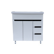 Тумба под раковину Vivia Палитра Д2Ш3 80х42 см комбинируется с раковиной Комо 80/К 80 МДФ/ДСП белый А0053383