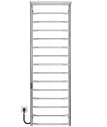 Электрический полотенцесушитель Deffi Трапеция с полкой П15 500х1600 левое подключение JD03 хром C.TP.160.50.15.E.C.L.1