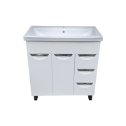 Тумба під раковину Vivia Соната Д2 80х42 см комбінується з раковиною Комо 80/К 80 МДФ/ДСП білий А0053386